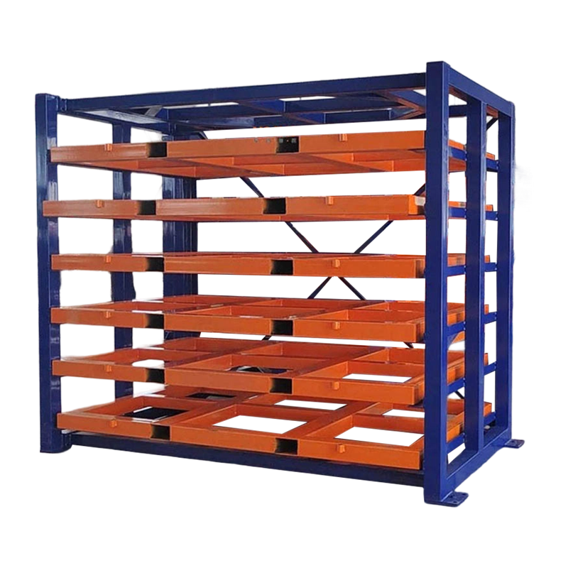 Racaí Stórála Forklift Ard-Acmhainn Racking Stórála Miotail Bileog Ard-Dlúis