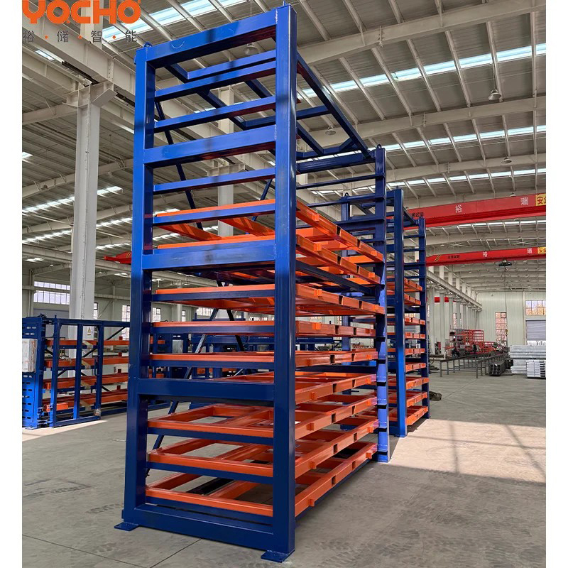 Racaí Stórála Forklift Ard-Acmhainn Racking Stórála Miotail Bileog Ard-Dlúis